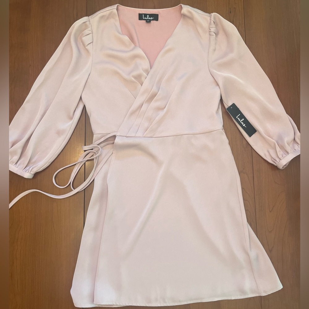 NEW Lulus Wrap Mini Dress